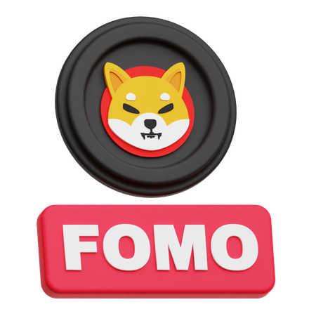 Shiba Inu Fomo  3D Icon