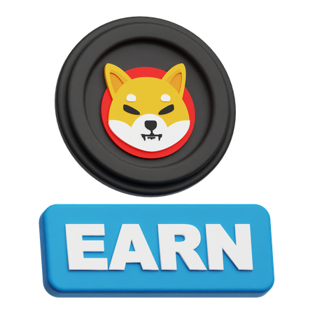 Shiba inu ganha  3D Icon