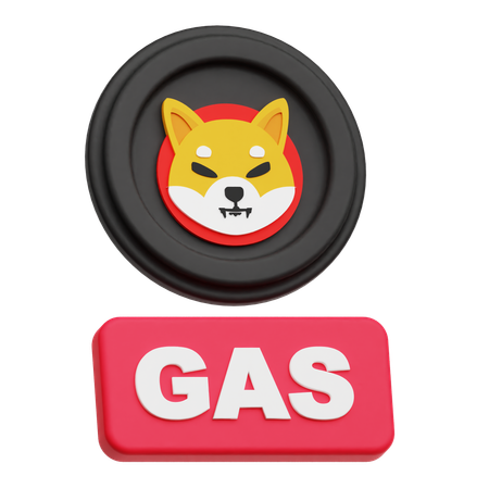 Shiba Inu Gas  3D Icon