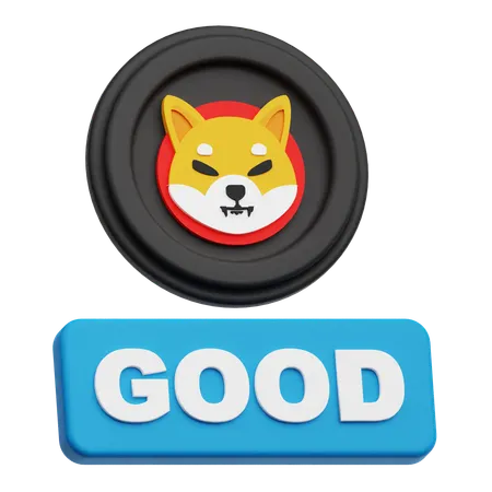 Shiba Inu Good  3D Icon