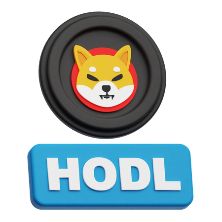 Shiba Inu Hodl  3D Icon