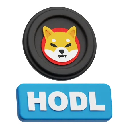 Shiba Inu Hodl  3D Icon