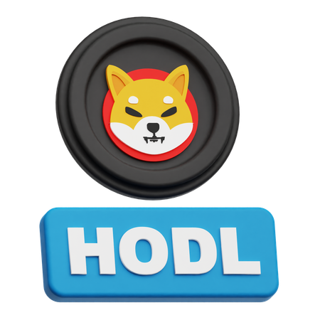 Shiba Inu Hodl  3D Icon