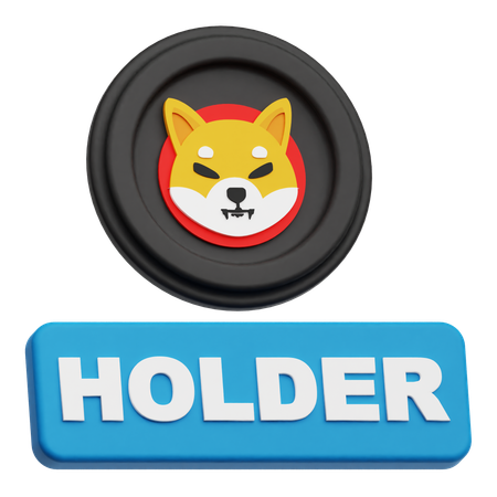 Shiba Inu Holder  3D Icon