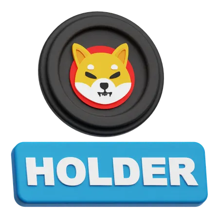 Shiba Inu Holder  3D Icon