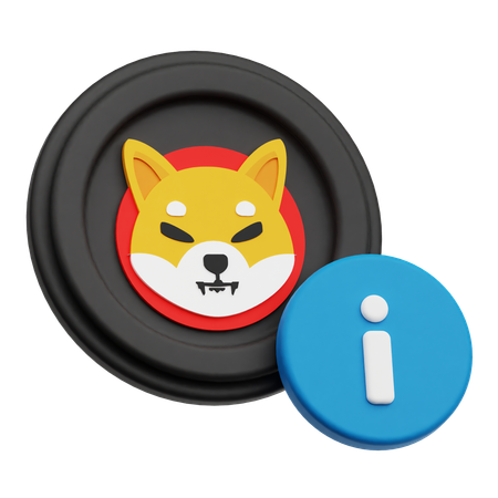 Informations sur le shiba inu  3D Icon