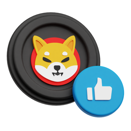Shiba Inu Like  3D Icon