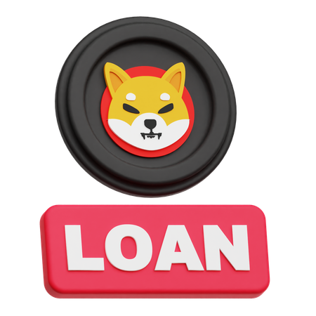 Shiba Inu Loan  3D Icon