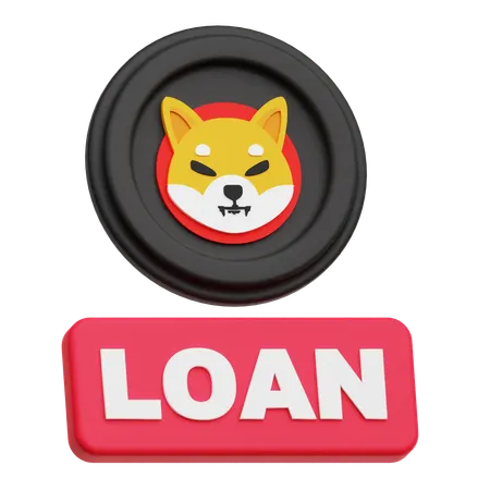 Shiba Inu Loan  3D Icon