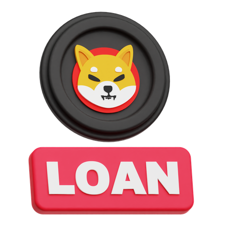 Shiba Inu Loan  3D Icon