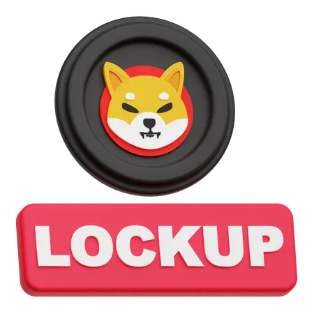 Shiba Inu Lockup  3D Icon