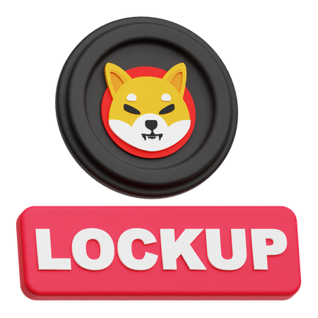 Shiba Inu Lockup  3D Icon