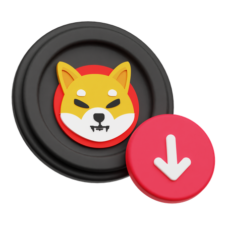 Shiba Inu Loss  3D Icon