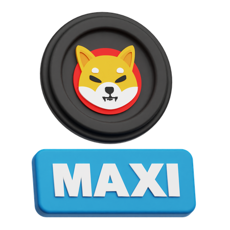 Shiba Inu Maxi  3D Icon