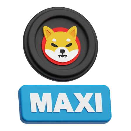 Shiba Inu Maxi  3D Icon
