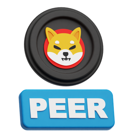 Shiba Inu Peer  3D Icon