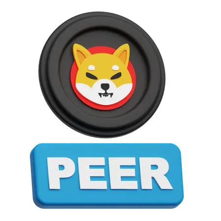 Shiba Inu Peer  3D Icon