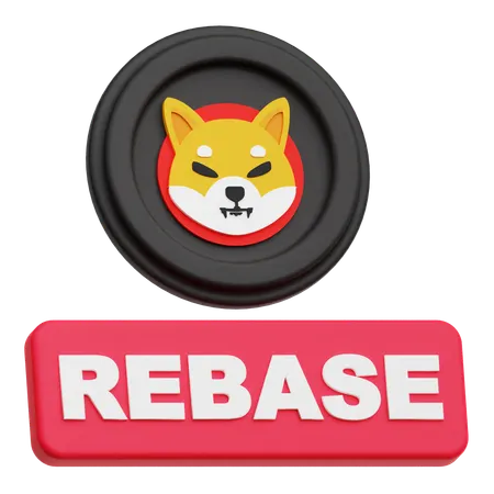 Shiba Inu Rebase  3D Icon