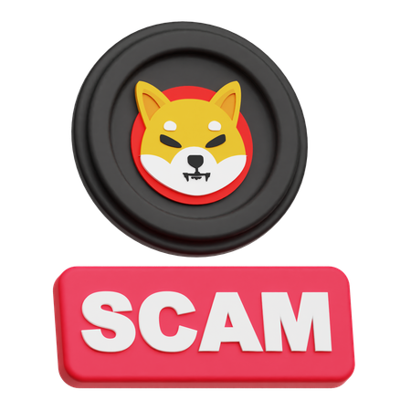 Shiba Inu Scam  3D Icon