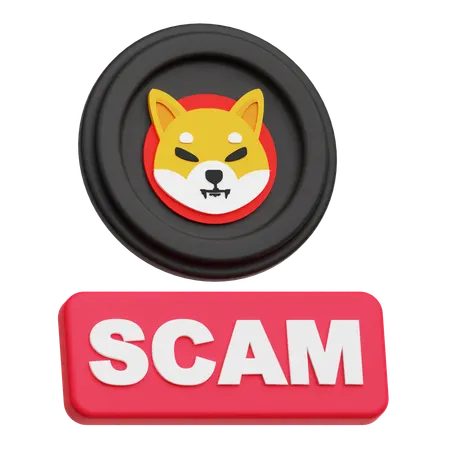Shiba Inu Scam  3D Icon