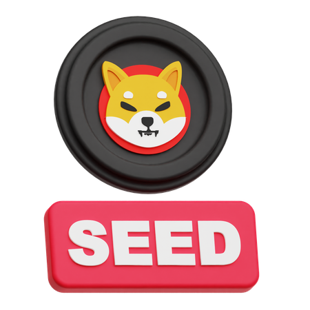 Shiba Inu Seed  3D Icon