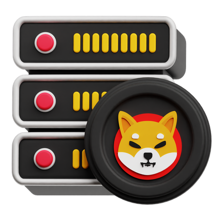 Shiba Inu Server  3D Icon