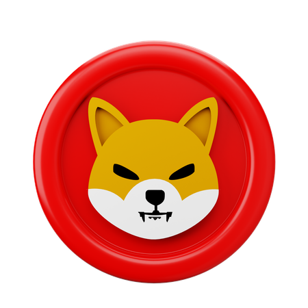 Shiba Inu Shib Coin  3D Icon