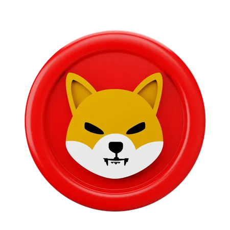 Shiba Inu Shib Coin  3D Icon