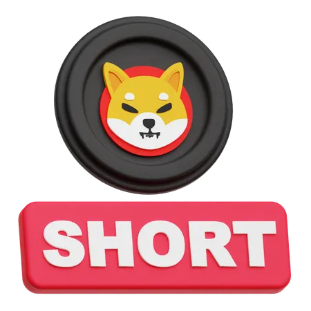 Shiba Inu Short  3D Icon