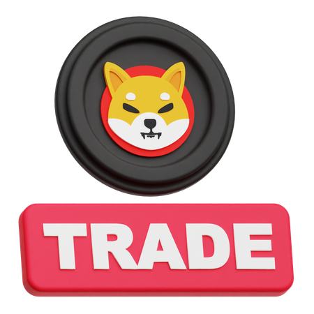 Shiba Inu Trade  3D Icon
