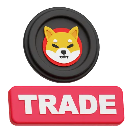 Shiba Inu Trade  3D Icon