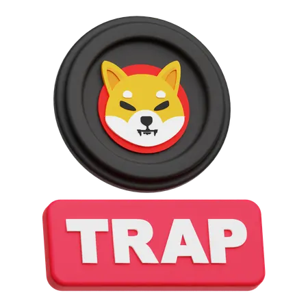 Shiba Inu Trap  3D Icon