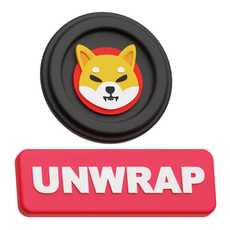Shiba Inu Unwrap  3D Icon