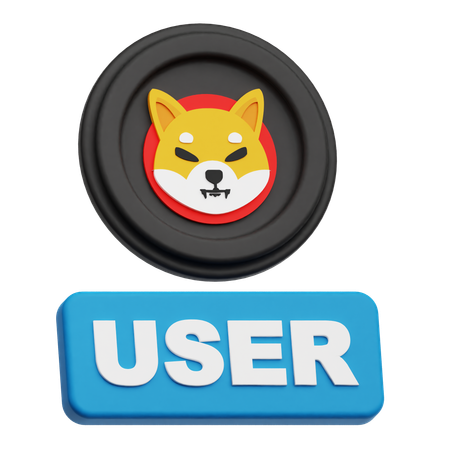 Shiba Inu User  3D Icon