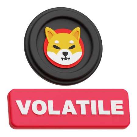 Shiba Inu Volatile  3D Icon