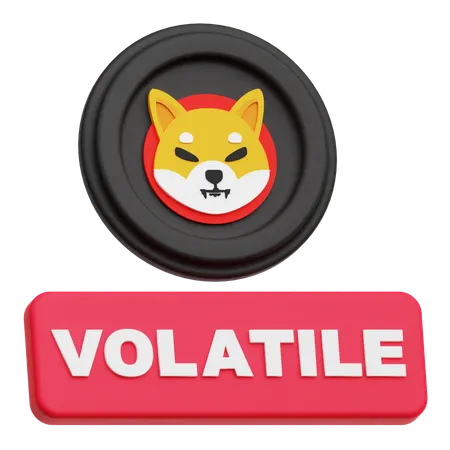 Shiba Inu Volatile  3D Icon