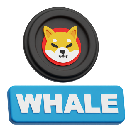 Shiba Inu Whale  3D Icon