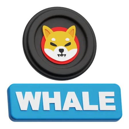 Shiba Inu Whale  3D Icon