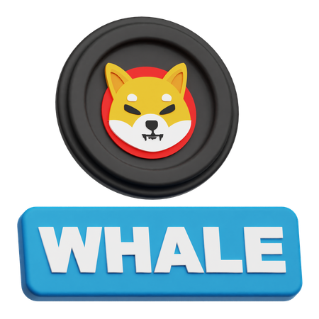 Shiba Inu Whale  3D Icon