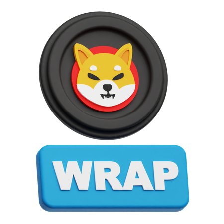 Shiba Inu Wrap  3D Icon