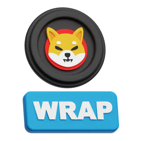 Shiba Inu Wrap  3D Icon