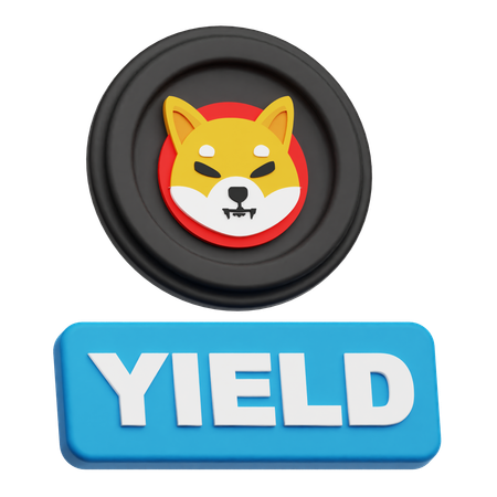 Shiba Inu Yield  3D Icon