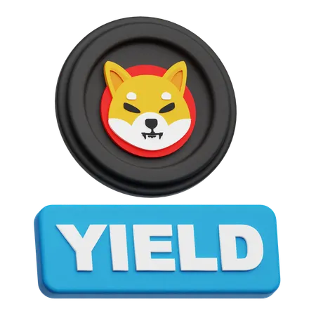 Shiba Inu Yield  3D Icon