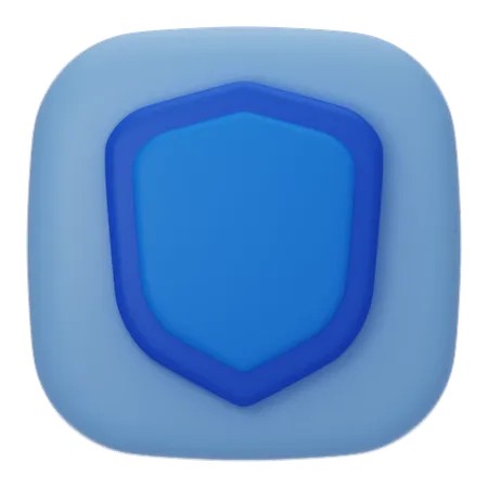 Shield 3 D User Interface 3D Icon