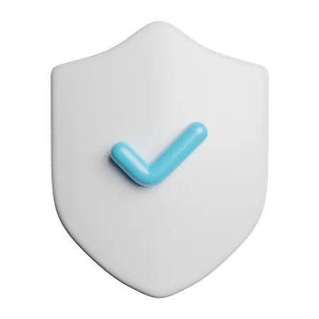 Shield Protection Safe 3D Icon