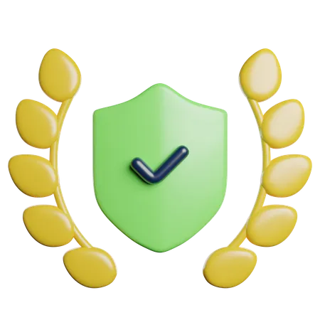 Shield Protection Safe 3D Icon