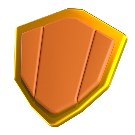 シールド  3D Icon