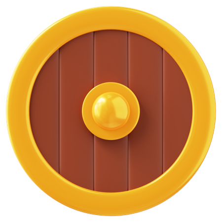 シールド  3D Icon