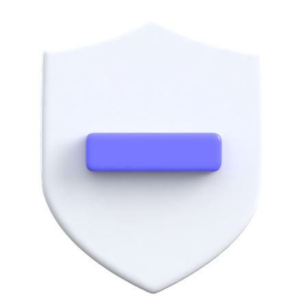シールド  3D Icon