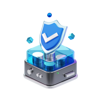 방패  3D Icon